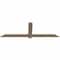 Ekena Millwork Eugene Smooth Timber Gable Bracket, Douglas Fir, 84"W x 28"H x 1 1/2"D x 5 1/2"F, 8/12 Pitch GBW084X28X0206EUG00SDF - alternate 3